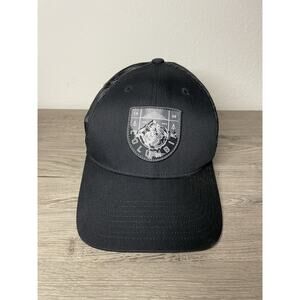 Columbia Sportswear Black Spring Grove Mesh Trucker Snapback Hat Mountain Patch